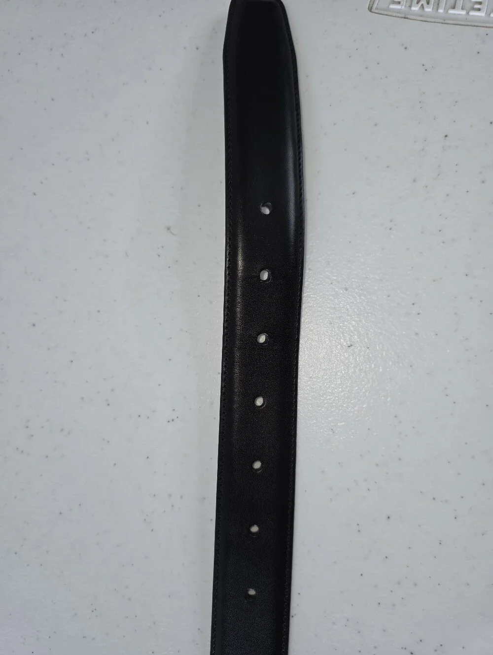 Original Penguin Genuine‎ Leather Black Belt Size 34 Men's Women's Career Preppy